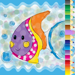 colorear online peces