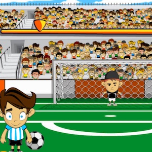 juego de fútbol online crazy freekick