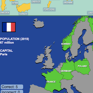 juego online de mapa de europa político