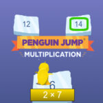 Juego de MULTIPLICAR con PINGÜINOS (Arcademics)