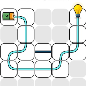 juego de circuito con bombilla