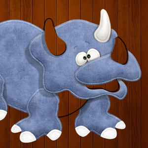 juego de completar las partes del dinosaurio puzzle para niños