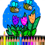 FLORES para Colorear Online
