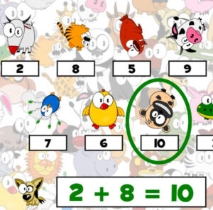 juego de sumas sencillas