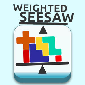 juego weighted seesaw balanza de pesos