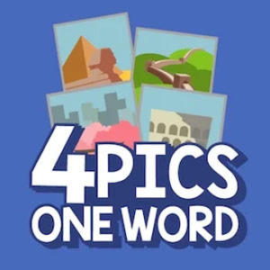juego de 4 fotos 1 palabra en español