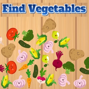 juego de encontrar vegetales online
