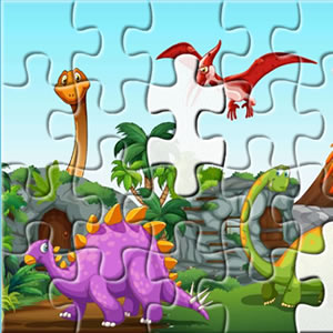 puzzles de dibujos de dinosaurios