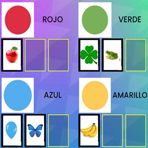 juego para niños de agrupar por colores