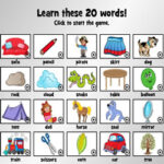 Aprender 20 Palabras en Inglés