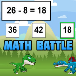 Batalla Matemática con Dinosaurios en 