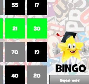 Bingo online para niños