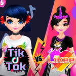 Chicas Tik Tok vs Likee