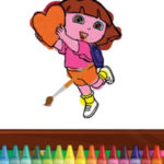 Colorear a Dora la Exploradora