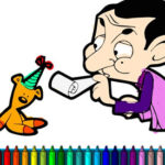 Colorear a Mr. Bean