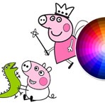 Colorear a Peppa y George