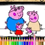 Colorear a Peppa Pig en 