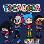 TOCA BOCA: Juego de Colorear