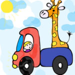 Colorear Transportes para Niños