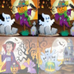 BUSCAR DIFERENCIAS: Dibujos de Halloween