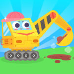 DUDU: Trabajos con Excavadora para Niños