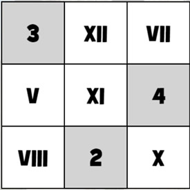 juego de los números romanos