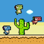 PIXEL DINO RUN: Dinosaurio que Salta