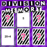 MEMORY de las TABLAS DE DIVIDIR