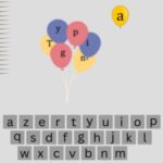 Juego de TECLADO con Globos y Letras