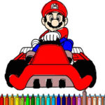 Colorear Mario Kart