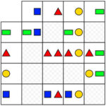 Matriz de Formas Geométricas de Colores