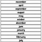 Meses en Inglés