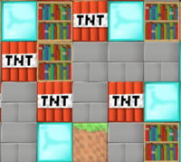 Explosiones de bloques Minecraft
