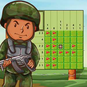 juego de nonograma con minas de guerra