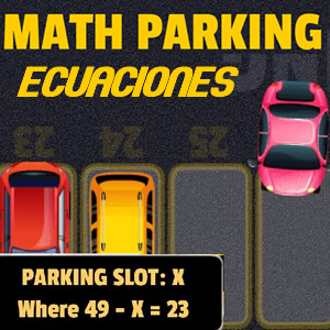 juego math parking ecuaciones