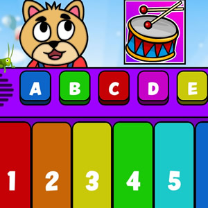 juego de piano con sonidos de instrumentos