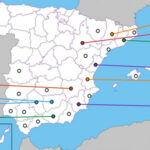 Mapa de Provincias de España I – Sur y Este