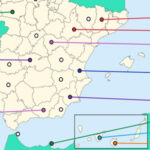 Mapa de Provincias de España III – Canarias y general