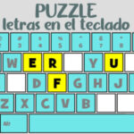 PUZZLE DE LETRAS en el Teclado del Ordenador