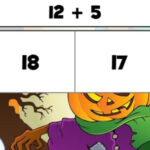Puzzle Matemático de HALLOWEEN (Sumas)