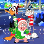 Rompecabezas de Looney Tunes en Navidad