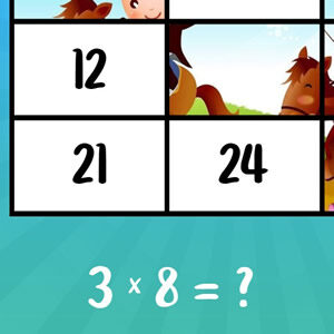 juego de puzzle online de la tabla del 3 para aprender matemáticas