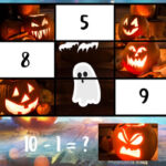 Puzzles de Restas en Halloween