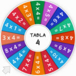 Ruleta de la Suerte: TABLA del 4