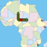 Snake Mapa de África