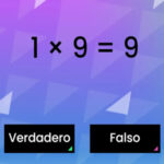 Tabla del 1: Verdadero o Falso