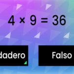 Tabla del 4: Verdadero o Falso