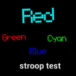 Test de Stroop en inglés