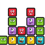 Tetris de Colores con Monstruos