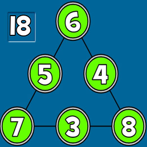 juego de triángulo mágico